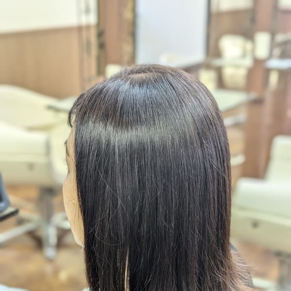 縮毛矯正×髪質改善×カラー