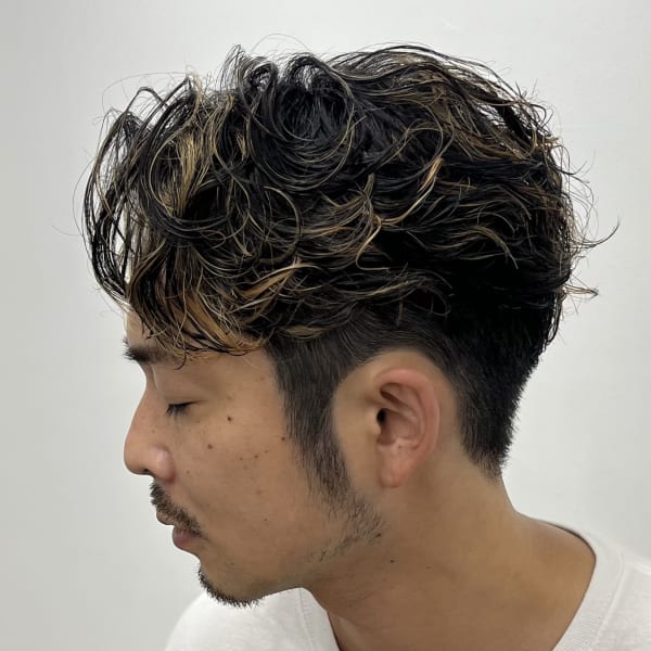 ラルフカール　オールバック|LOUWE by fifth立川北口［メンズサロン]