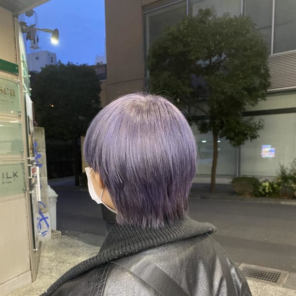 前髪/アンブレラカラー/こなれミディ/イメチェン/ウェーブ