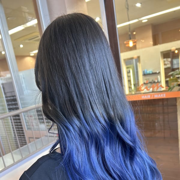 BLUE×グラデーション