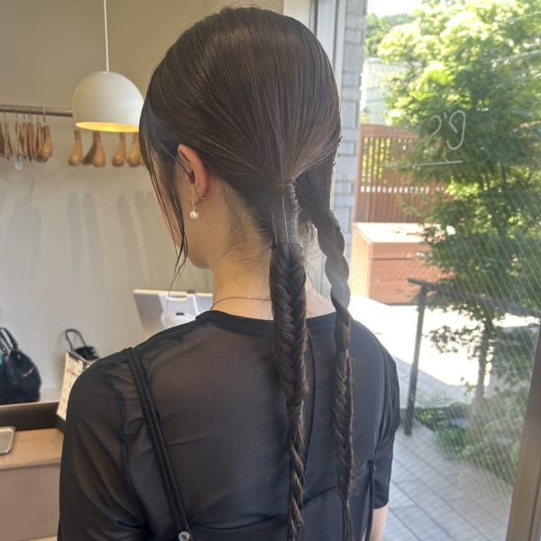 《イーズ鎌倉》ツインテール大人可愛いヘアアレンジ♪ヘアセット