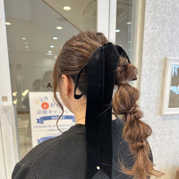 [aina]ポニーアレンジ/ヘアセット