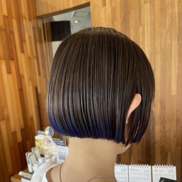 裾カラーブルー