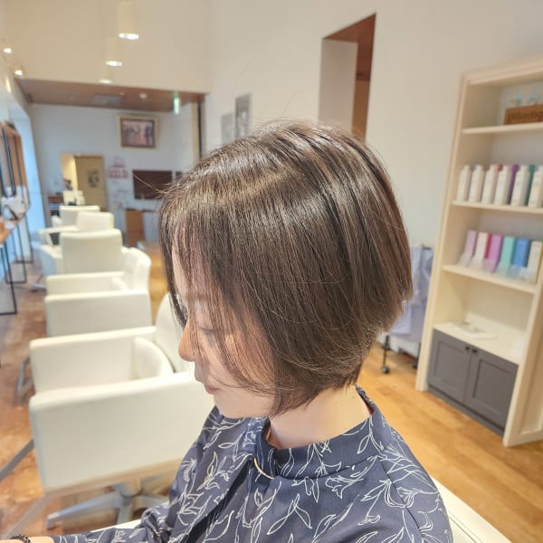 乾かすだけで簡単セット☆ショートボブ|GOTTO eel