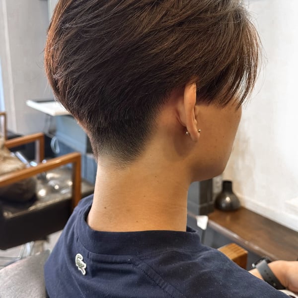 【IRIE 福岡】センターパート×髪質改善ストレート