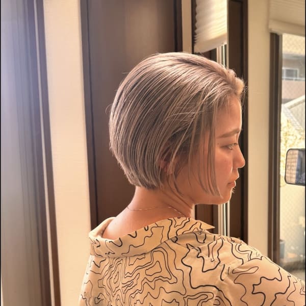 【noka 新宿】透明感たっぷりホワイトベージュ|noka hair&eartherapy