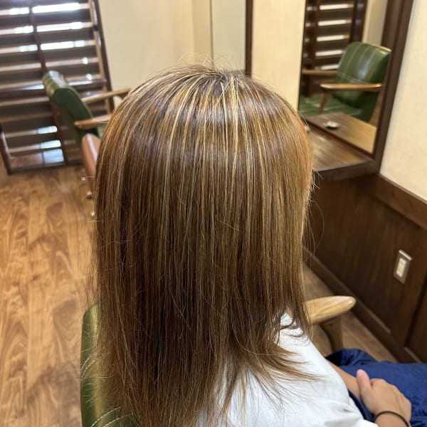 極細ハイライト|Piece of Hair