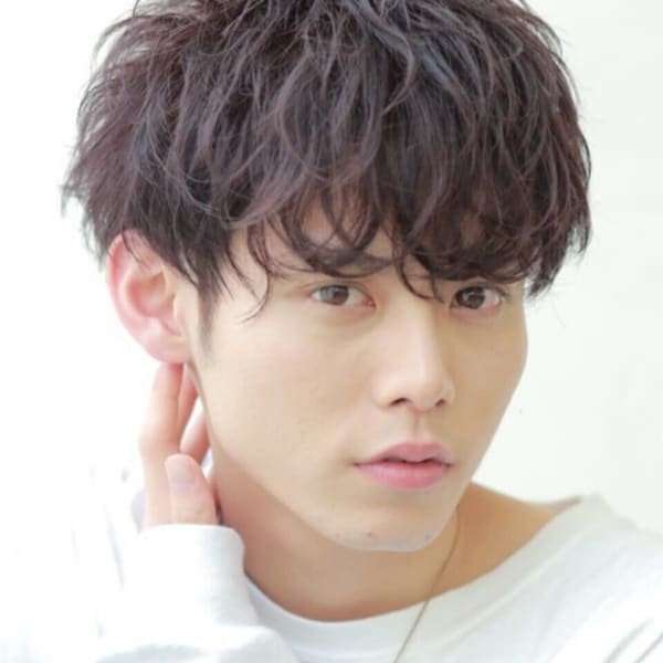 シャドウパーママッシュ スパイラル ツーブロック 刈り上げ