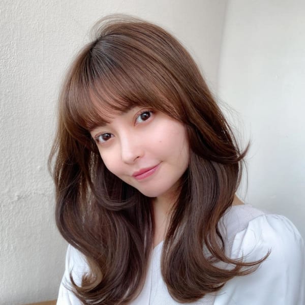 レイヤーカット/前髪/イメチェン/韓国ヘア/髪質改善