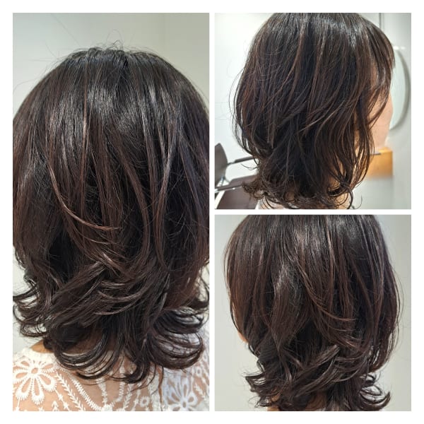 【ボリュームUP♪】低ダメージパーマ!