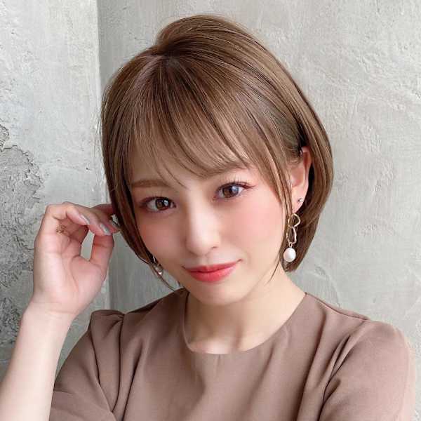 30代/40代/小顔/前髪/イメチェン/ショートボブ