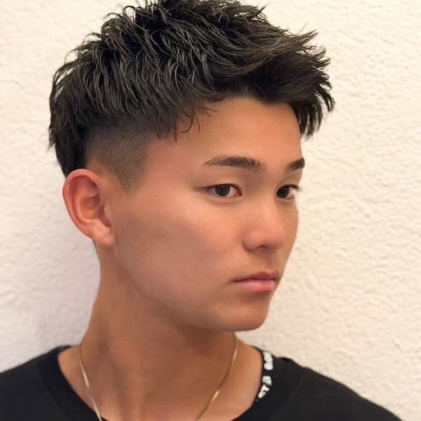 アップバングショート