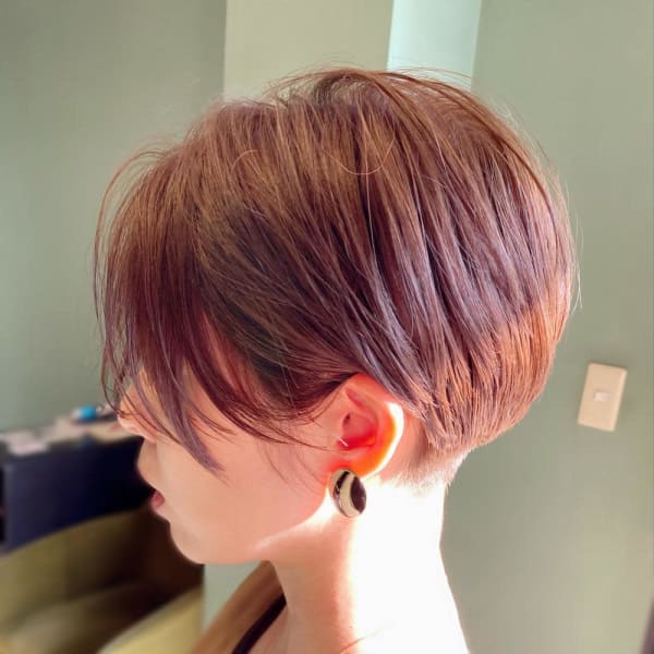 イメチェン刈り上げショート20代30代40代