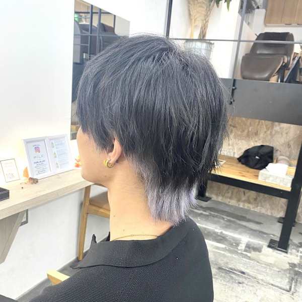 前髪/アンブレラカラー/こなれミディ/イメチェン/ウェーブ|ブリーチ&トリートメント&ショート HETTU 仙台駅前店