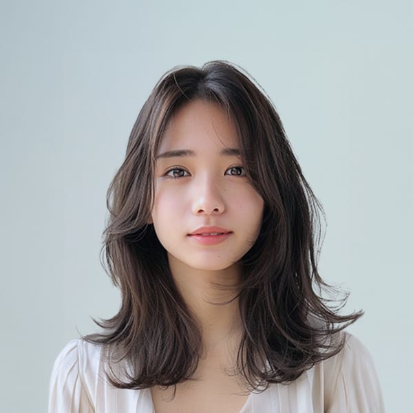 外ハネロングボブ