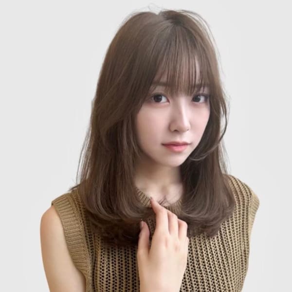 艶感カラーメディアムヘア