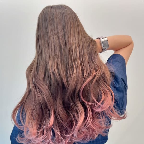 ピンクグラーデーション