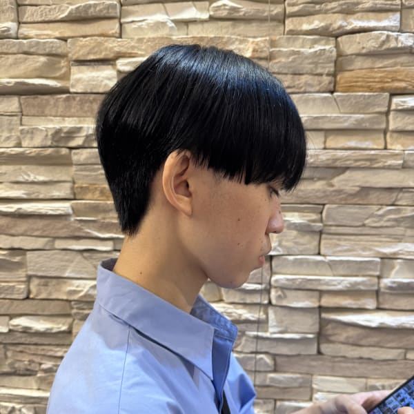 あなたの似合うがわかる!メンズシースルーマッシュ ショート