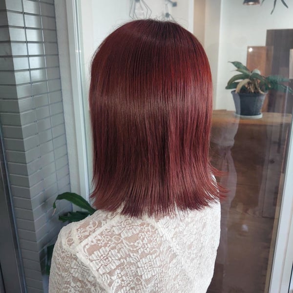 切りっぱなしボブ