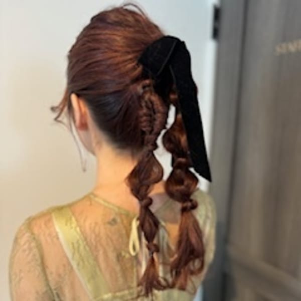 結婚式お呼ばれヘアセット
