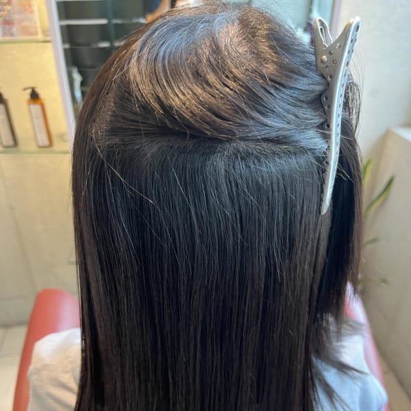 髪質改善ストレート