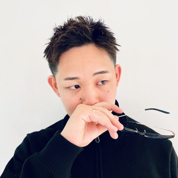 【サッパリ】メンズベリーショート×ツイストパーマ