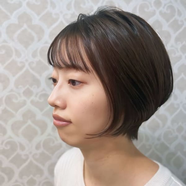 大人カジュアルなフェミニンショートヘア☆|ヘアコンシェルジュ Fuchibe