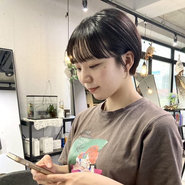 丸みショートボブ【高田馬場　lok 】|lok 高田馬場【ロク】