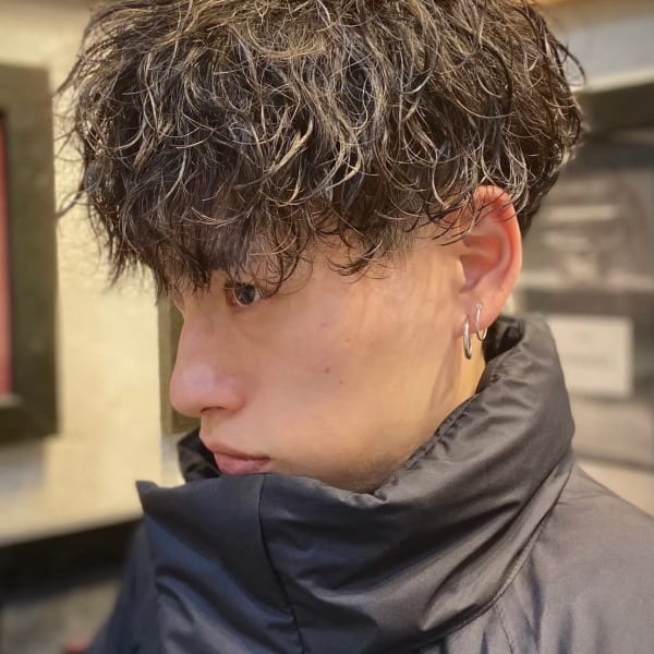 メンズシャドウパーマ