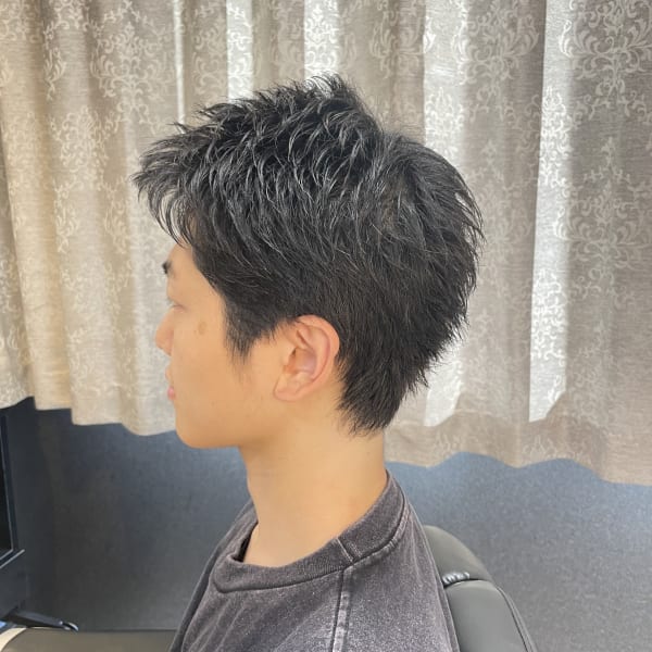 スパイキーショート|UNTRACE－BARBER SHOP－