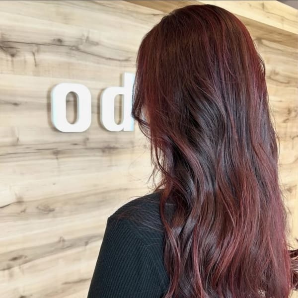 ブリーチなしピンク