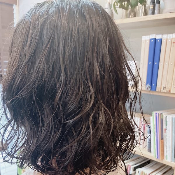 ボブ ニュアンスパーマ|LOTUS hair design.