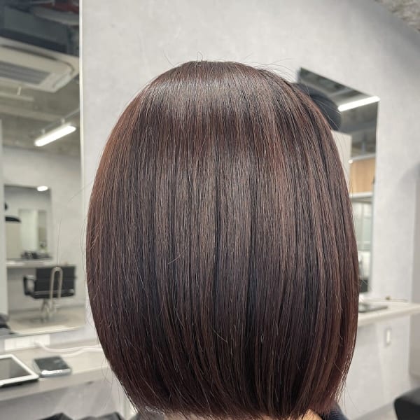 アッシュバイオレット×すとんボブ