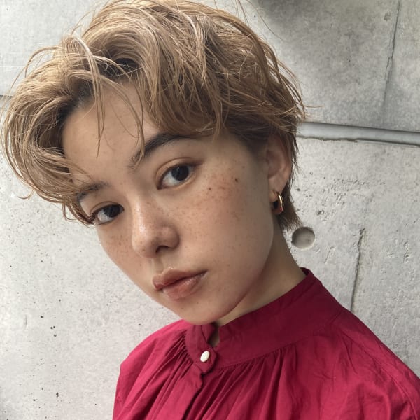 アップバング耳かけショート【高田馬場　lok】|lok 高田馬場【ロク】