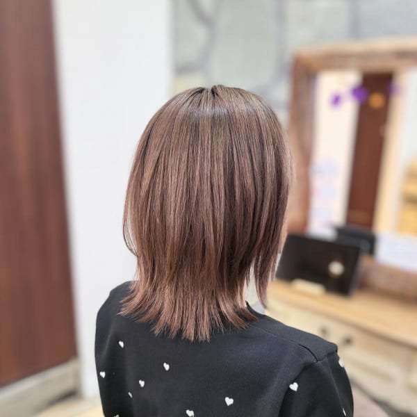 ミディアムレイヤー×グレージュ|another sky