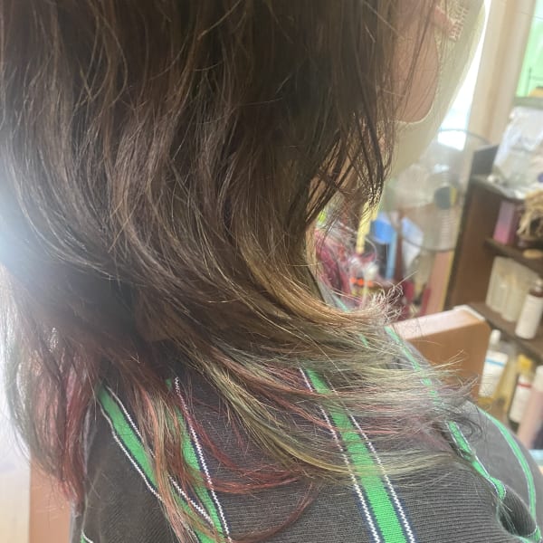 カラフルインナーカラー