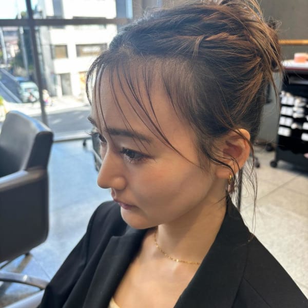 シニヨンアレンジ