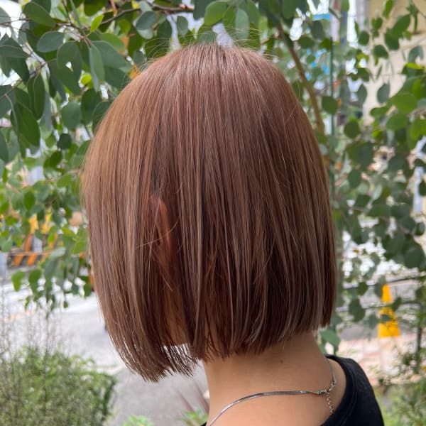 切りっぱなしボブ