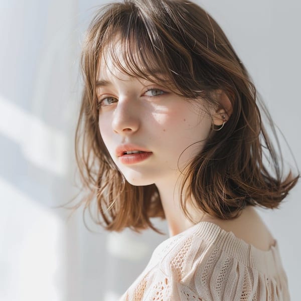 Letters　セミロングスタイル☆|Letters～letters hair design～