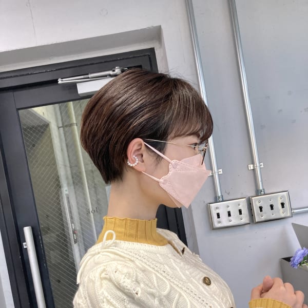 耳掛けマッシュショート【高田馬場　lok】|lok 高田馬場【ロク】