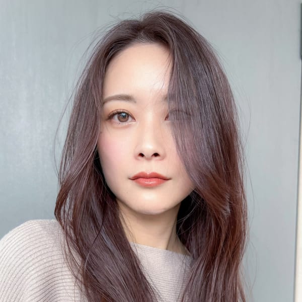 センターパート　ロングスタイル|LAND SCAPE