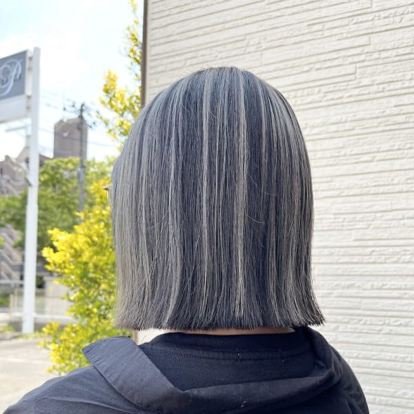 コントラストグレーアンブレラカラー《ダブルカラー》