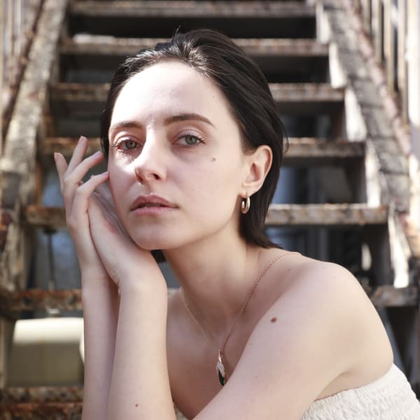 外国人風セミウェットオールバック