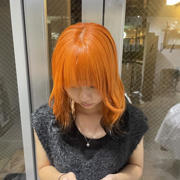 キツネカラー/裾カラー/エンドカラー/ブリーチ