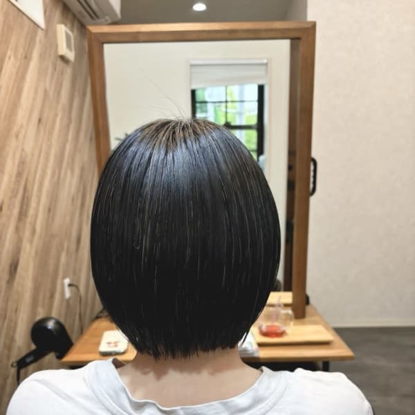 ☆南国のココナッツ縮毛矯正☆ボブ|Hair salon RAIN