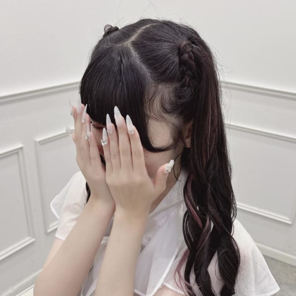 三つ編みハーフツイン*まゆ