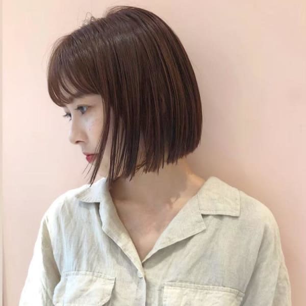 【natural】切りっぱなしボブ