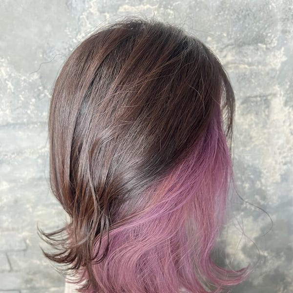 白髪ぼかしハイライトケアカラー池袋