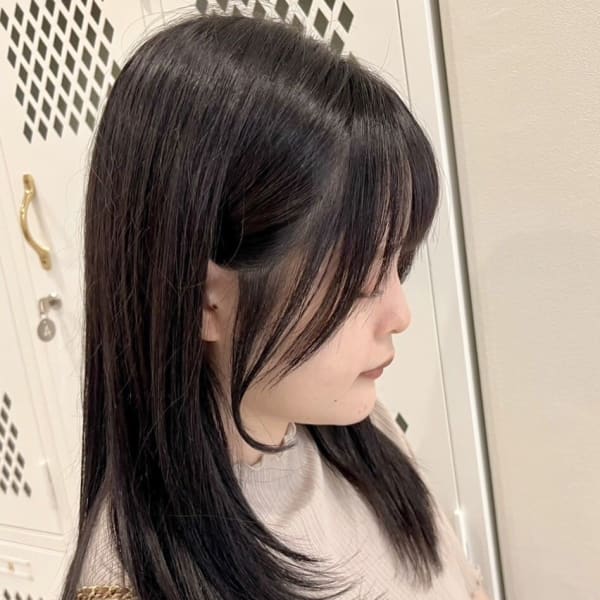 垢抜け顔周りレイヤー/おくれ毛