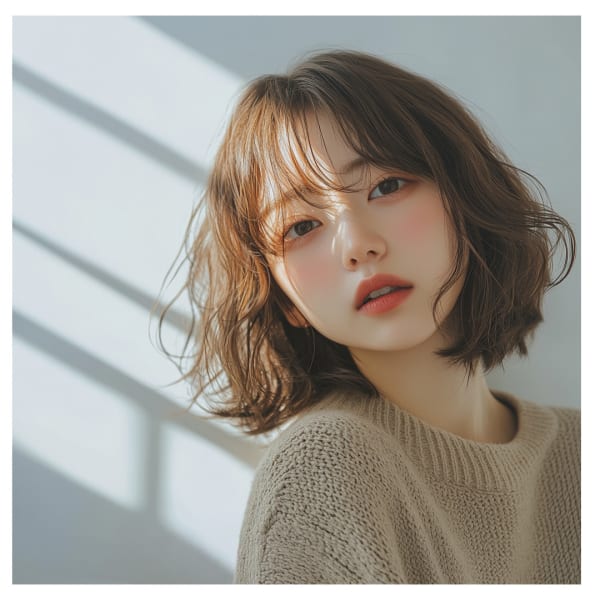 【BABEL】フェミニンゆるふわボブ 30代女性ヘア|BABEL